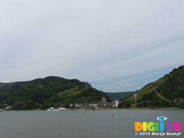 FZ017670 Bacharach from across the river